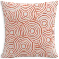 Cloth & Company The Umbrella Swirl Decorative Pillow, 18" x 18"