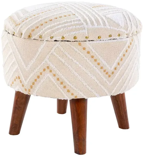 Surya Helsinki Storage Stool