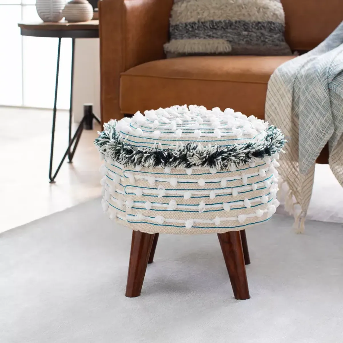 Surya Snow Storage Stool