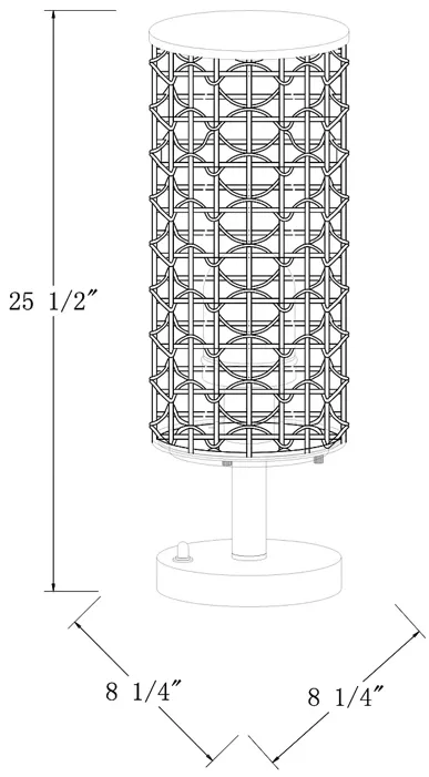 Surya Kitto Outdoor Table Lamp