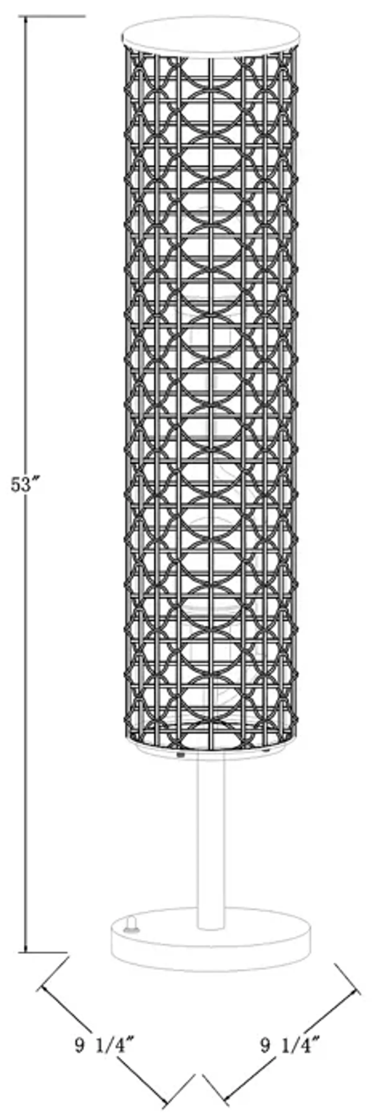 Surya Kitto Outdoor Floor Lamp