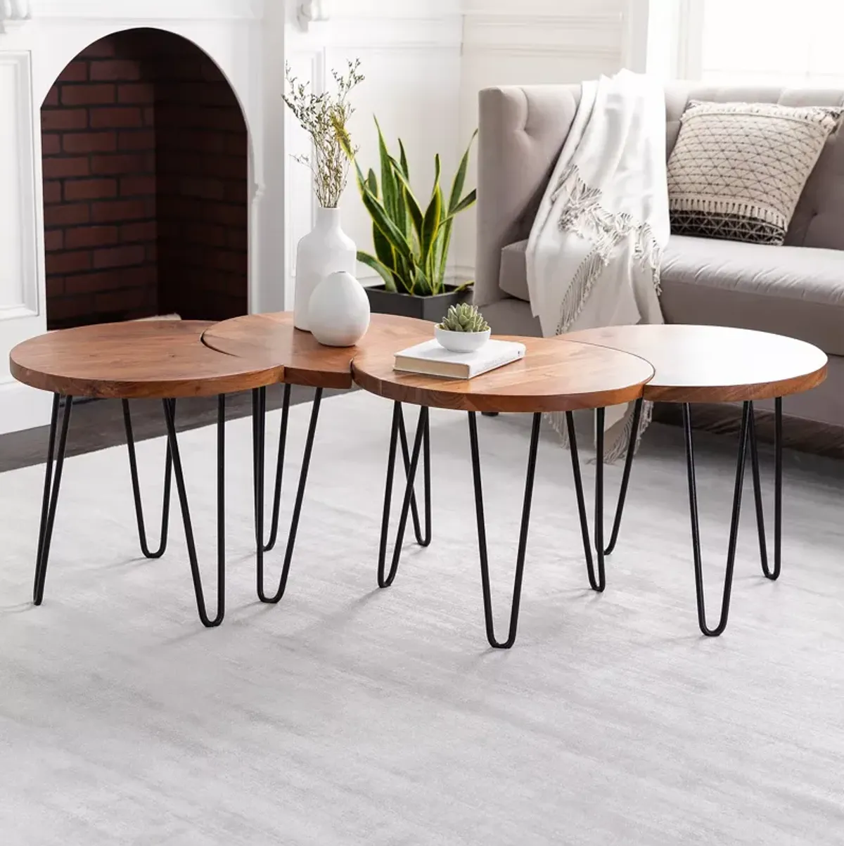 Surya Selene 4 Piece Table Set