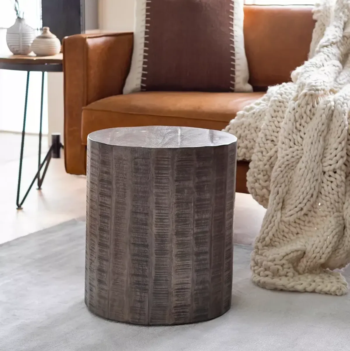 Surya Troyes End Table