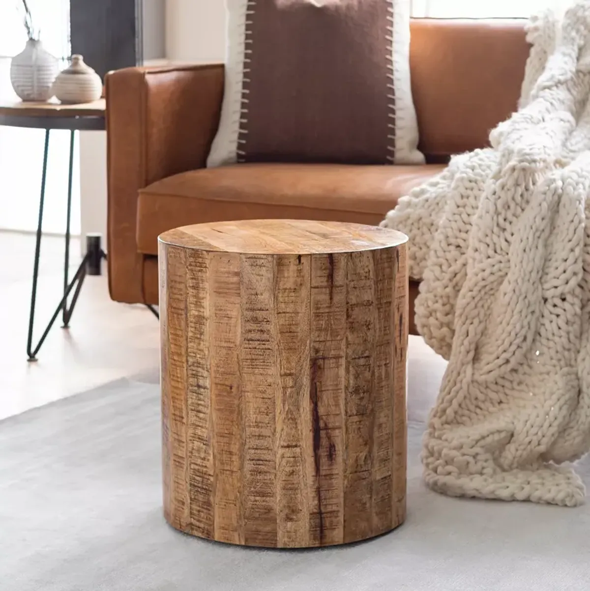 Surya Troyes End Table