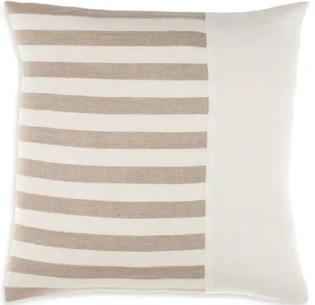 Surya Roxbury Stripe Decorative Pillow, 18" x 18"