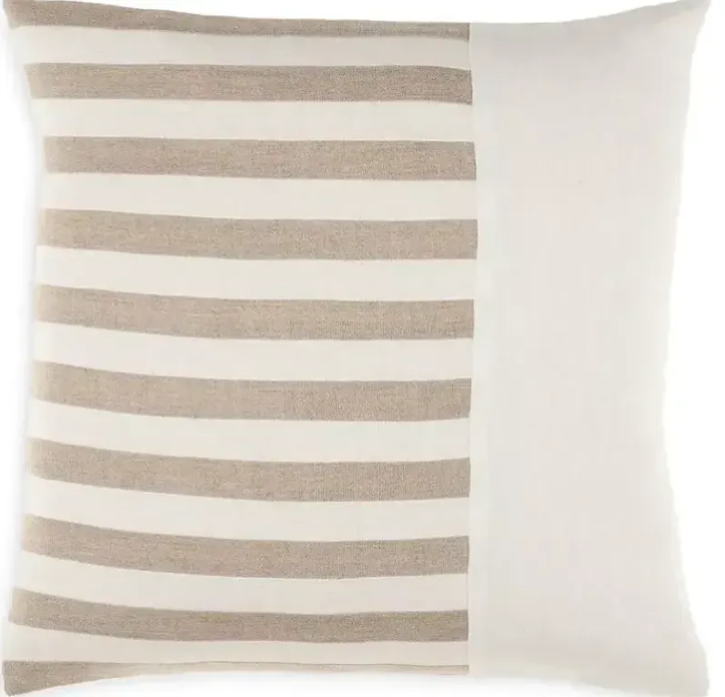 Surya Roxbury Stripe Decorative Pillow, 20" x 20"