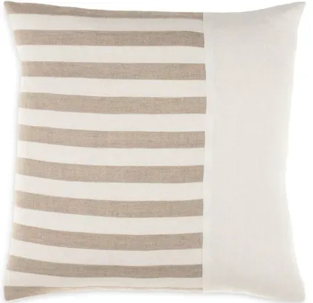 Surya Roxbury Stripe Decorative Pillow, 22" x 22"