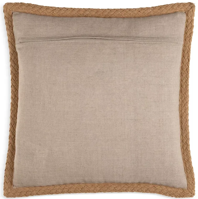 Surya Warrick Striped Linen Decorative Pillow, 18" x 18"