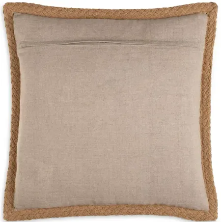 Surya Warrick Striped Linen Decorative Pillow, 20" x 20"