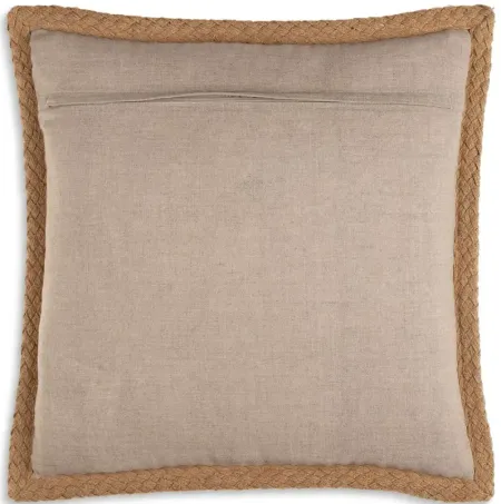 Surya Warrick Striped Linen Decorative Pillow, 22" x 22"