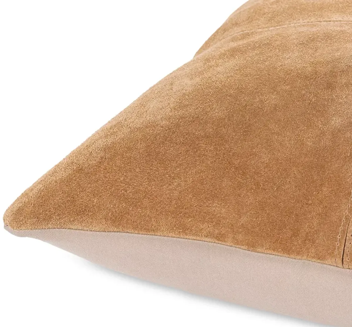 Surya Manitou Suede Decorative Pillow, 20" x 20"