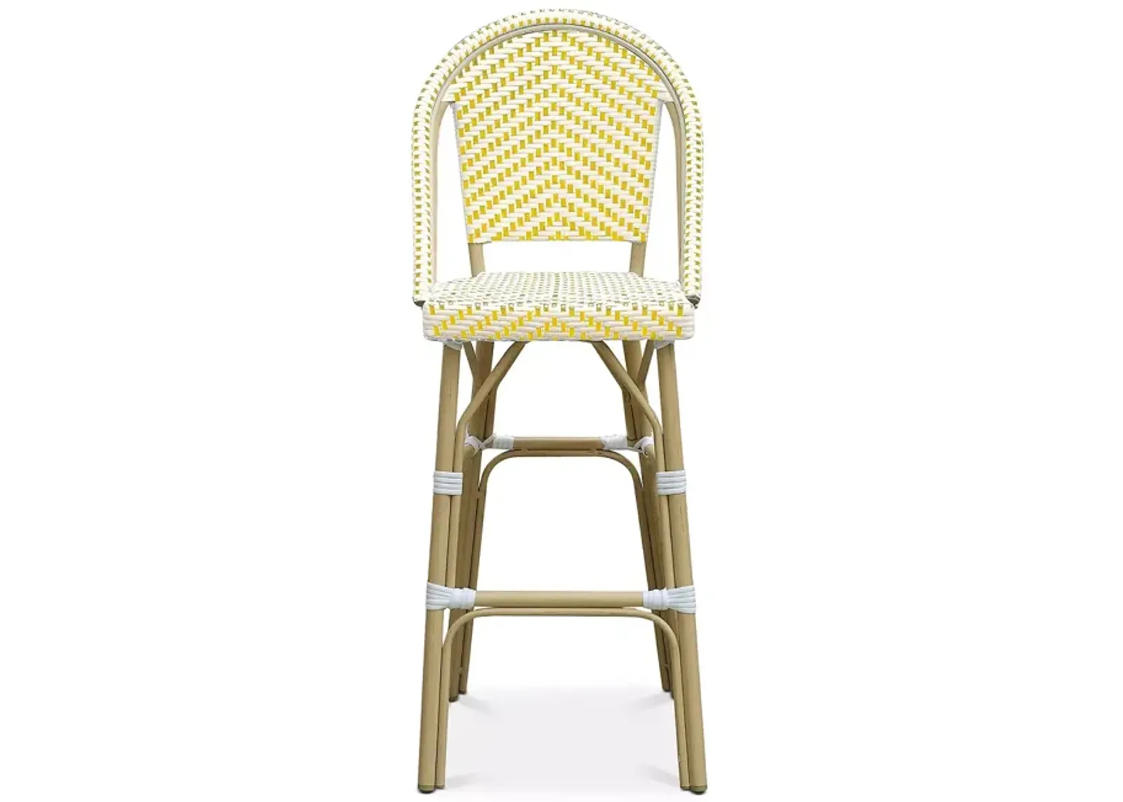 Sparrow & Wren Haley Wicker Patio Bar Chair, Set of 2