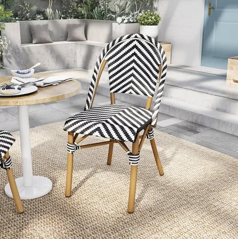 Sparrow & Wren Conway Wicker Patio Dining Chair