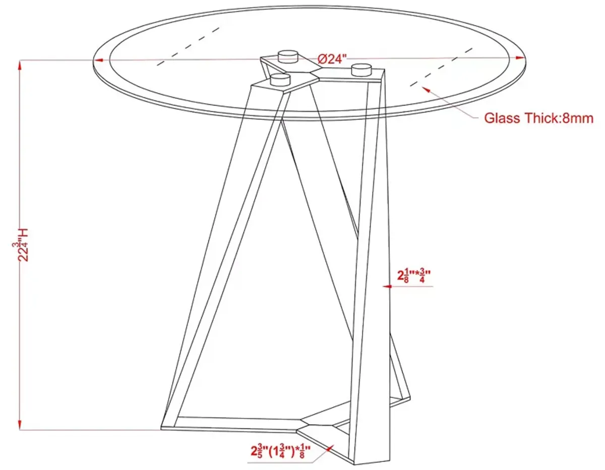 Sparrow & Wren Webbe End Table