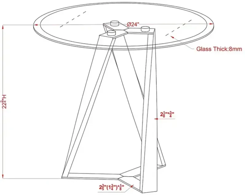 Sparrow & Wren Webbe End Table