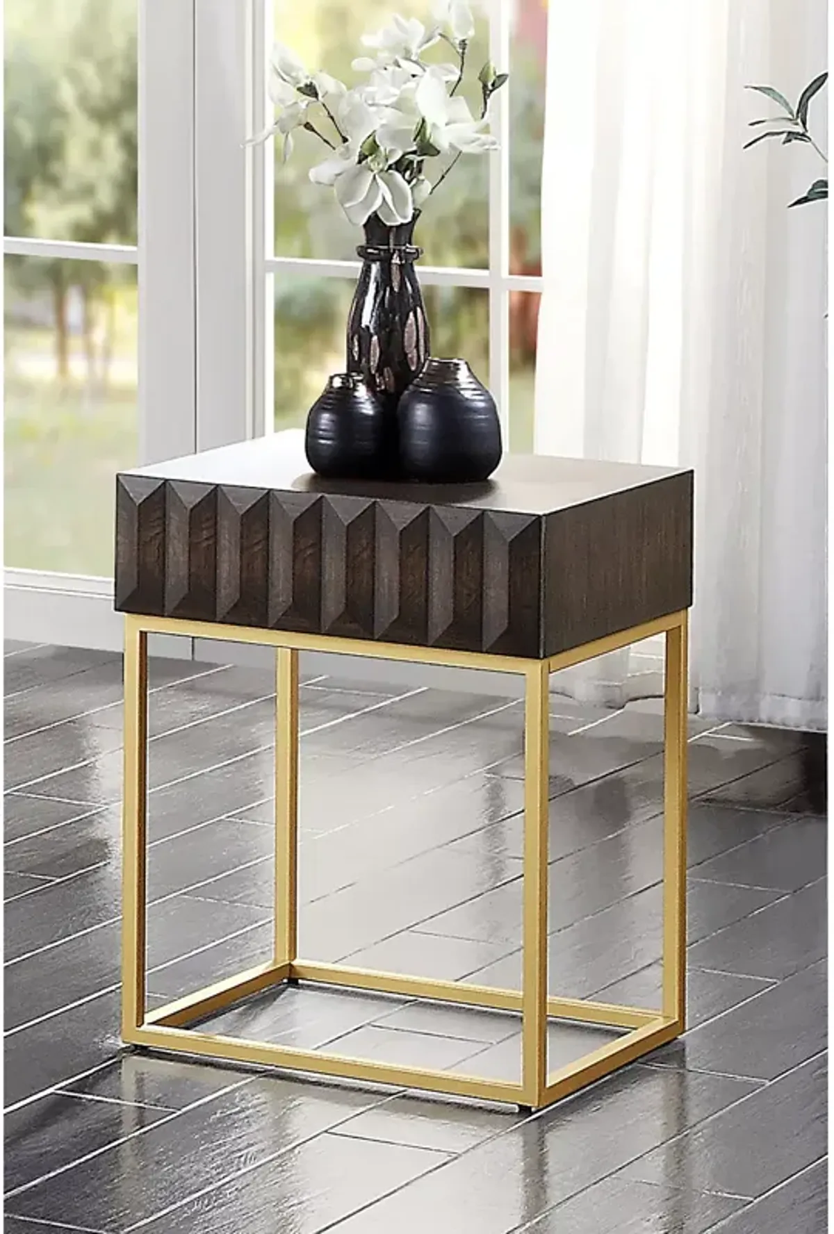 Furniture of America Lamon Side Table