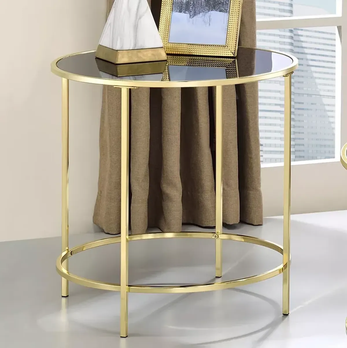 Furniture of America Tela Side Table