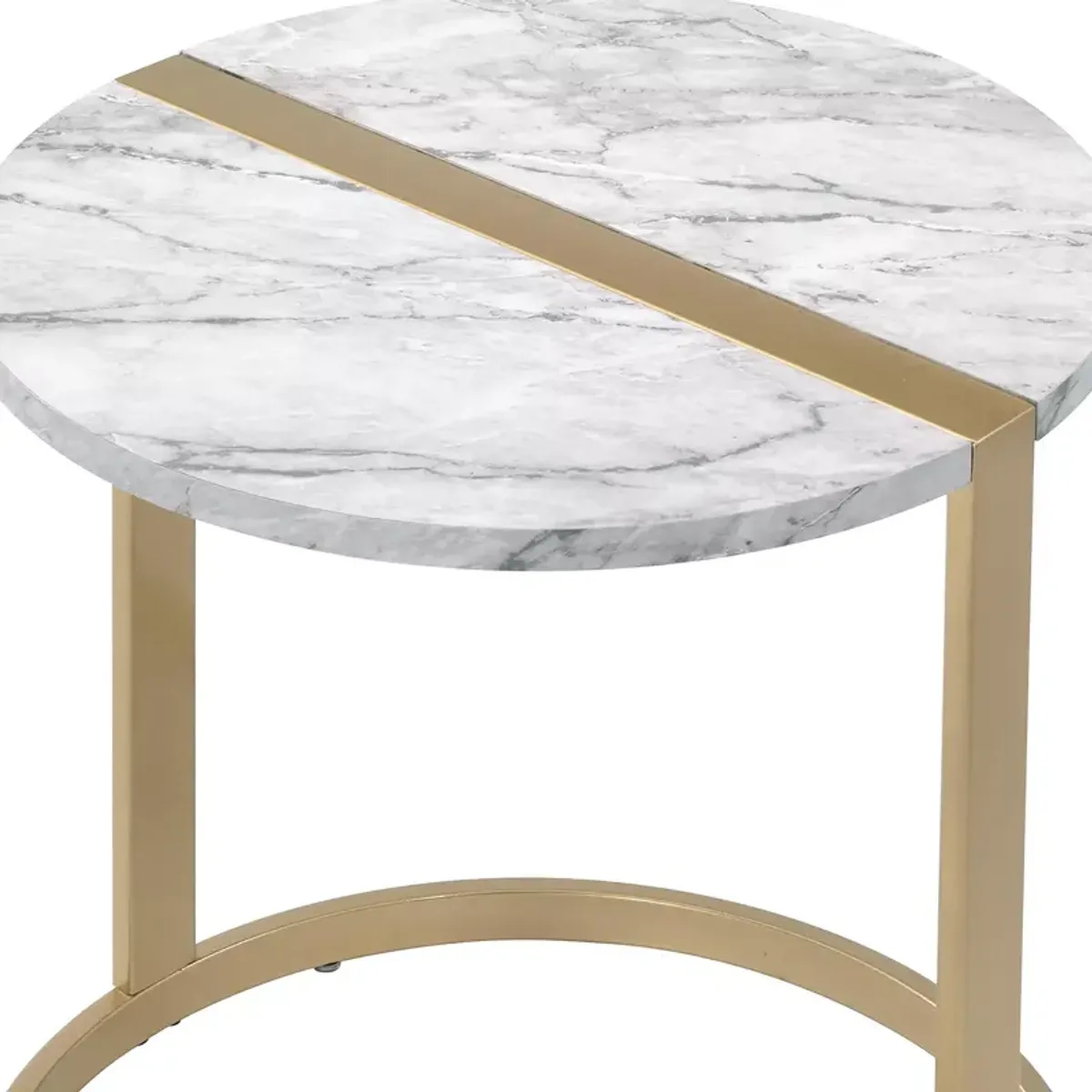 Furniture of America Crage Nesting Side Table