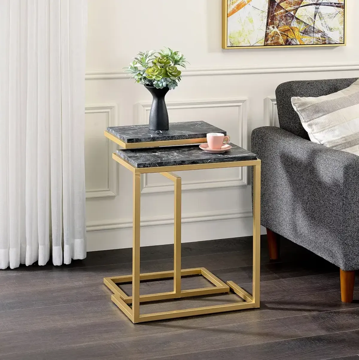 Sparrow & Wren Byra Nesting Tables, Set of 2