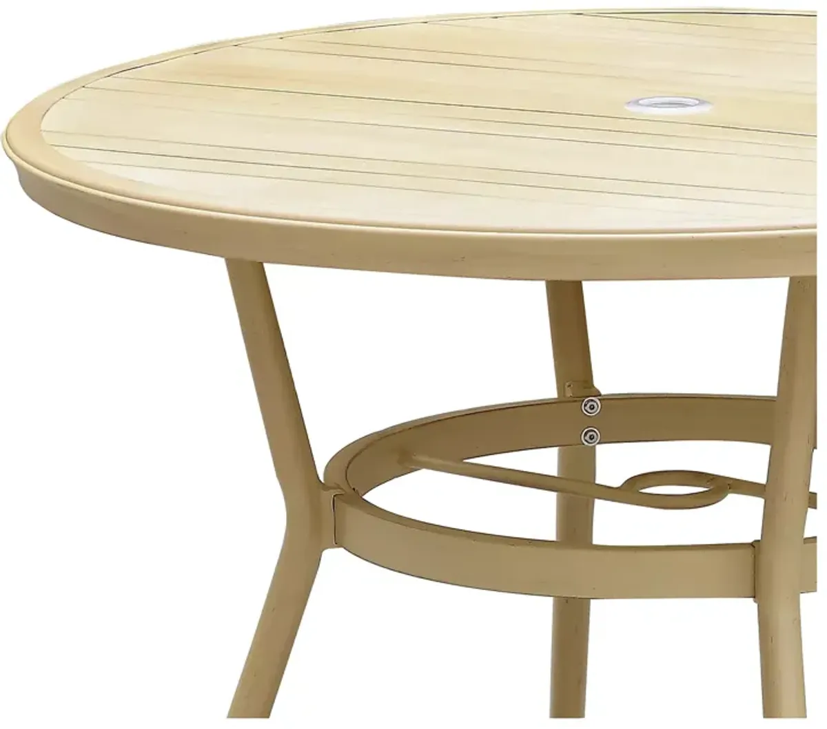 Sparrow & Wren Sylvestri Outdoor Bistro Table with Umbrella Hole