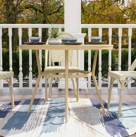 Sparrow & Wren Sylvestri Outdoor Bistro Table with Umbrella Hole