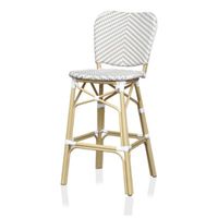 Sparrow & Wren Colfer Armless Outdoor Bar Chairs, Set of 2