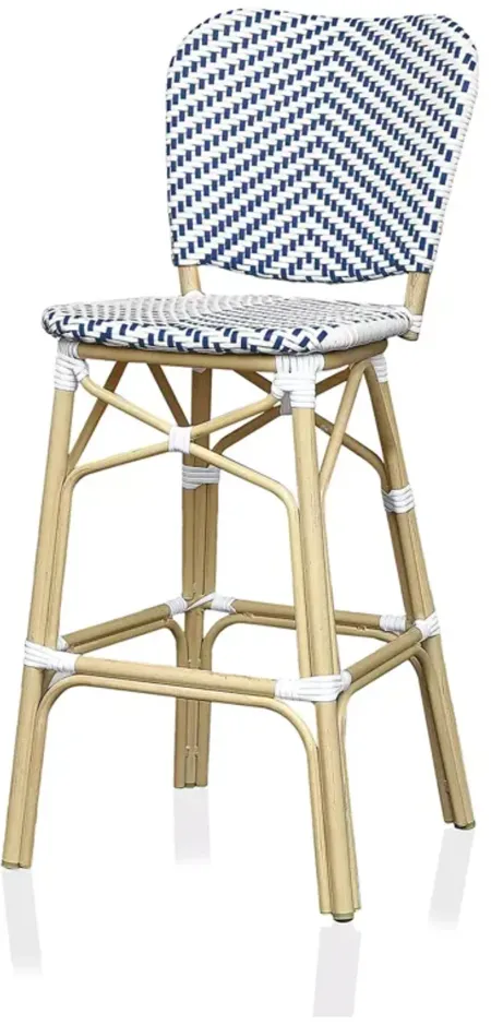 Sparrow & Wren Colfer Armless Outdoor Bar Chairs, Set of 2
