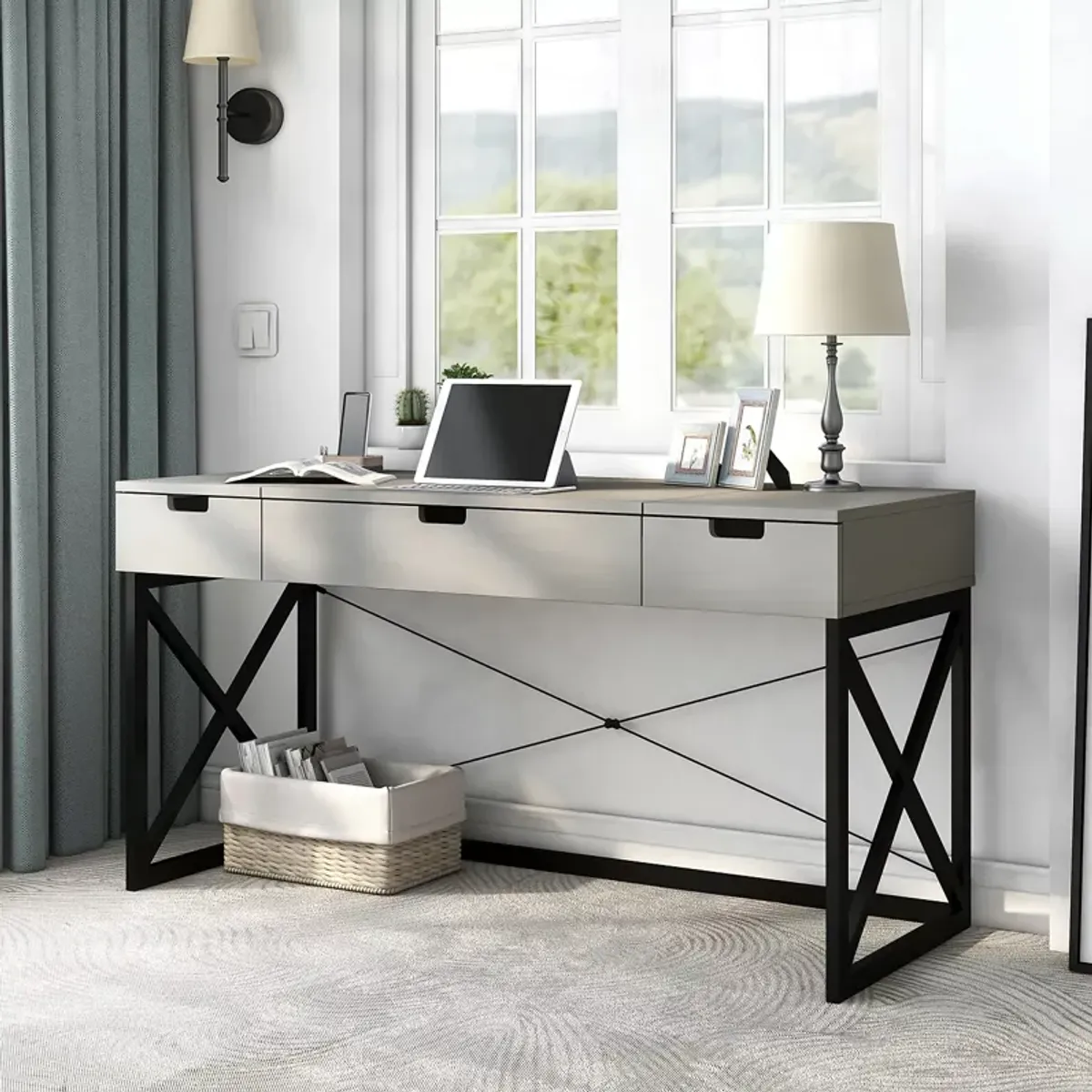 FURNITURE OF AMERICA Gilboa Lift Top Desk