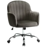 FURNITURE OF AMERICA Granville Brown Height Adjustable Office Chair