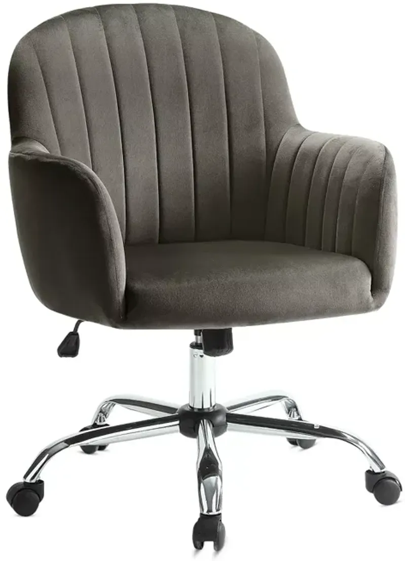 FURNITURE OF AMERICA Granville Brown Height Adjustable Office Chair