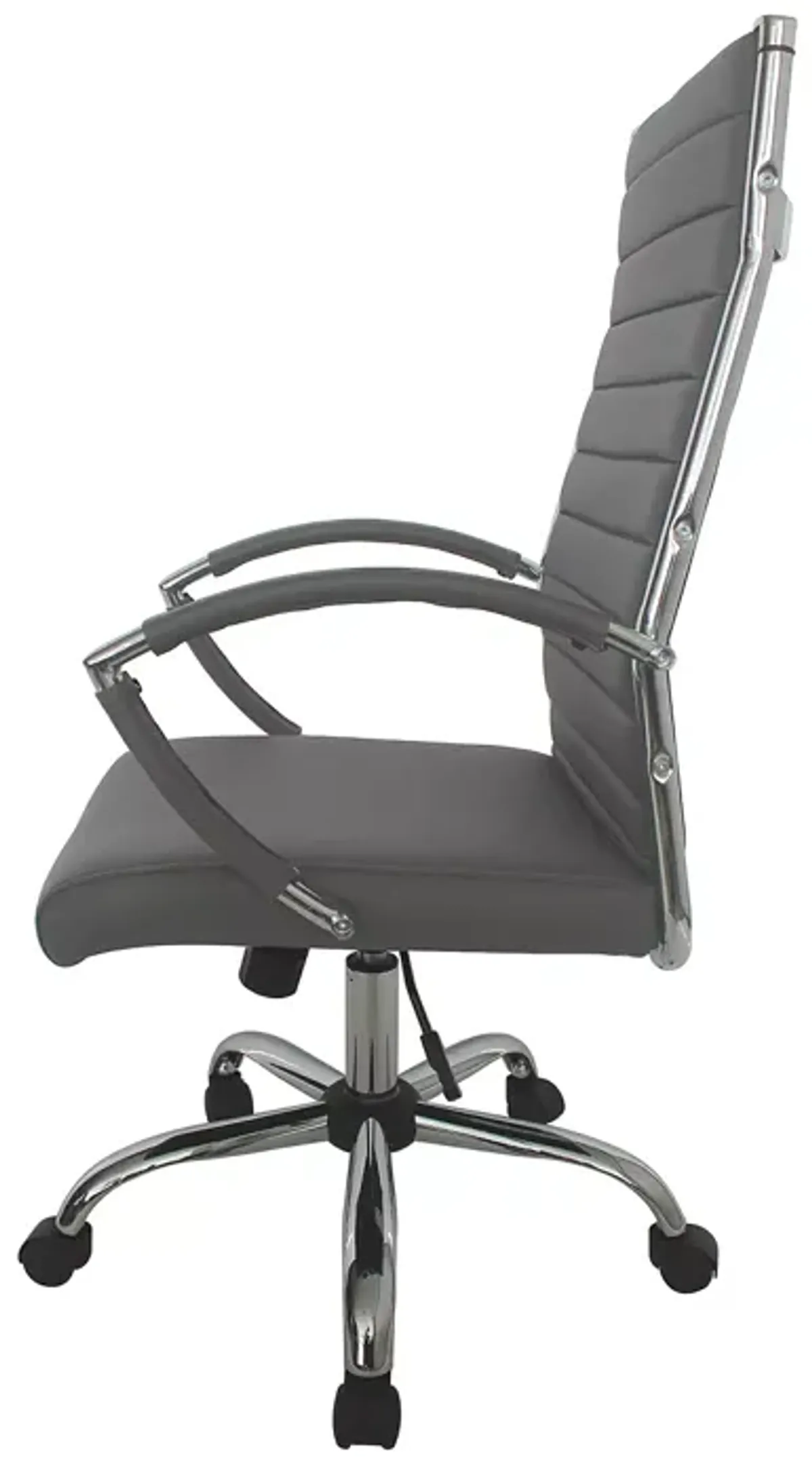 Furniture of America Tioga Gray High Back Height Adjustable Office Chair