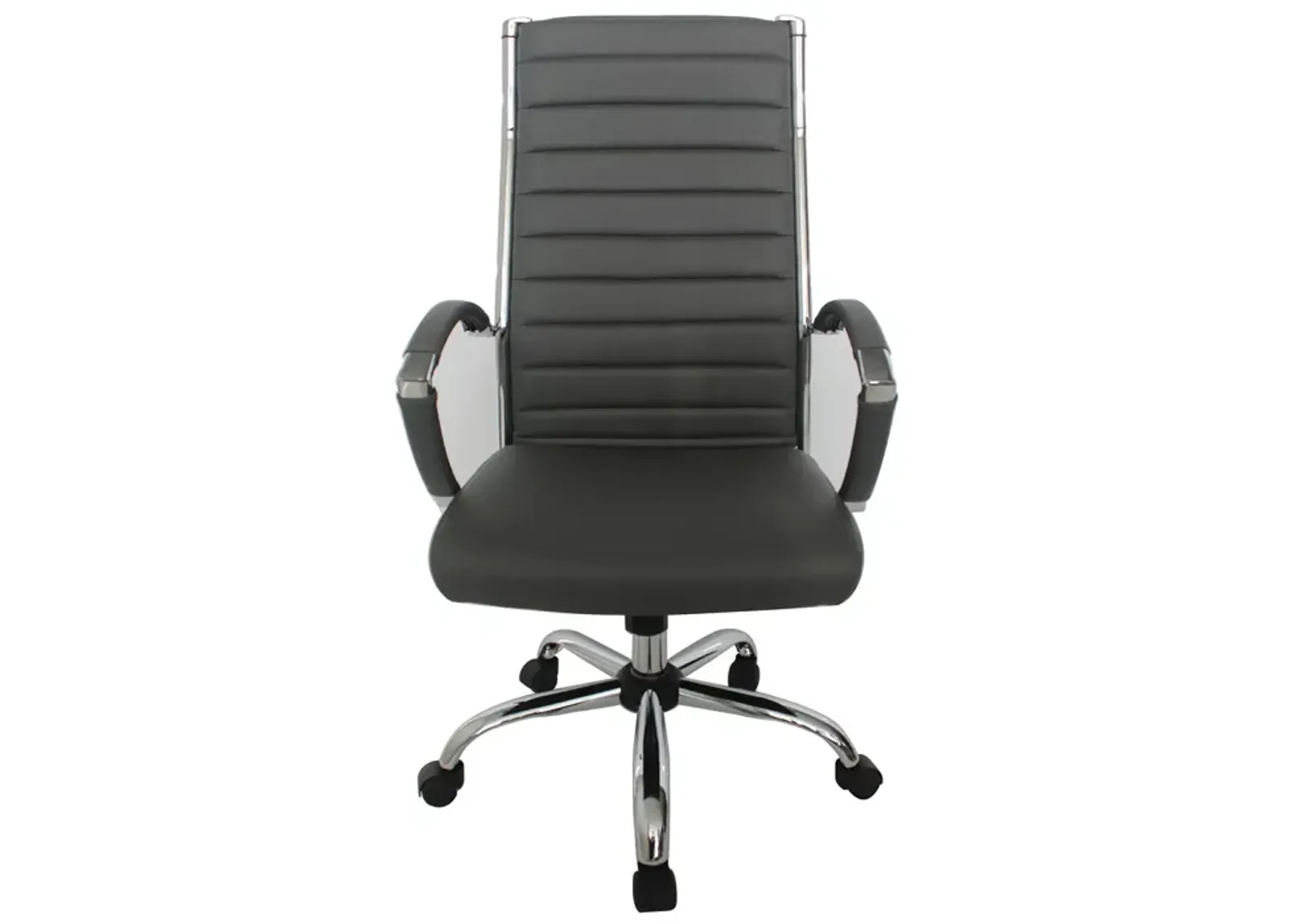 Furniture of America Tioga Gray High Back Height Adjustable Office Chair