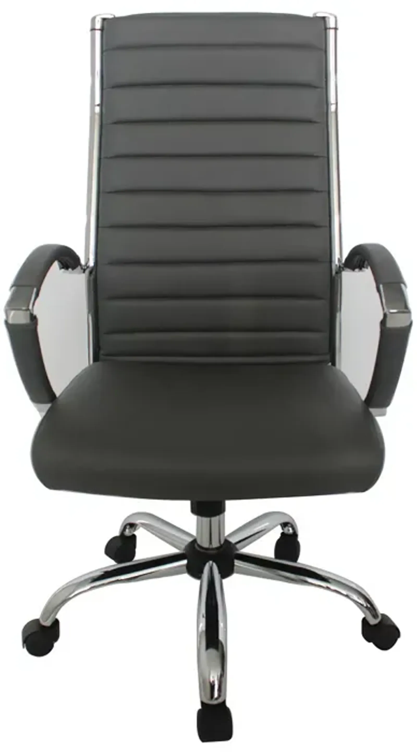 Furniture of America Tioga Gray High Back Height Adjustable Office Chair