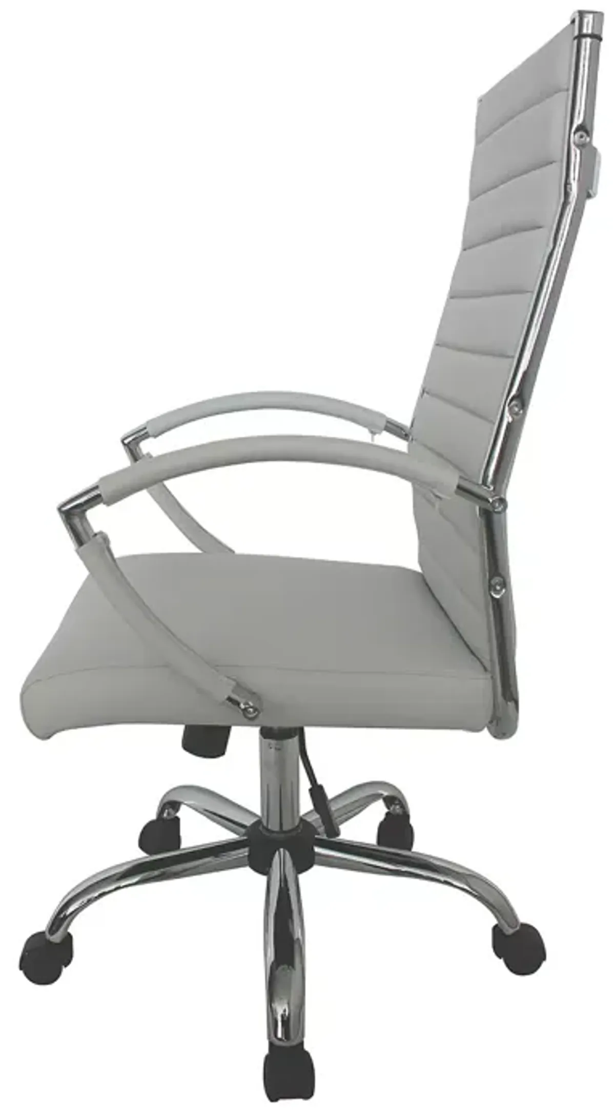 Furniture of America Tioga White High Back Height Adjustable Office Chair