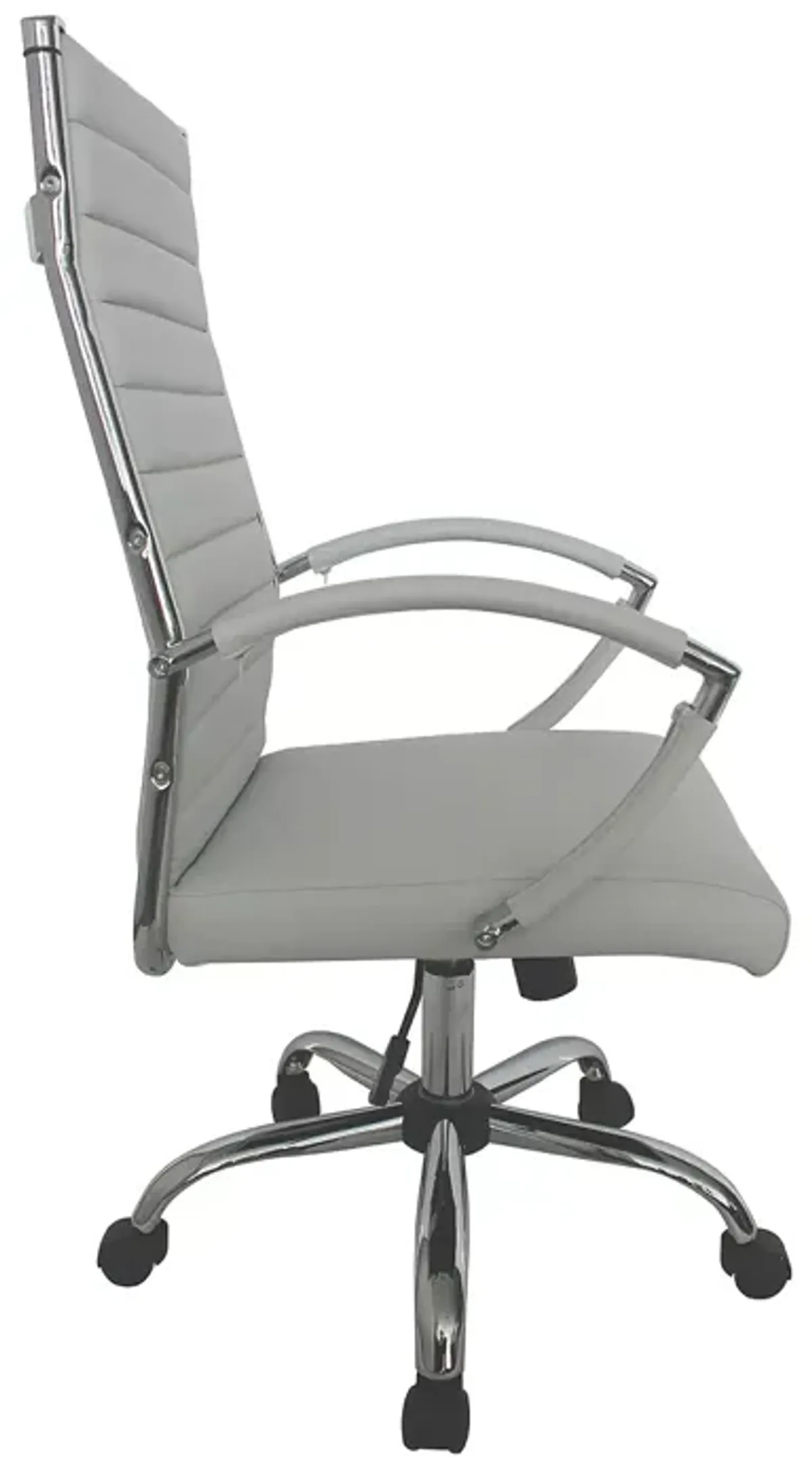 Furniture of America Tioga White High Back Height Adjustable Office Chair