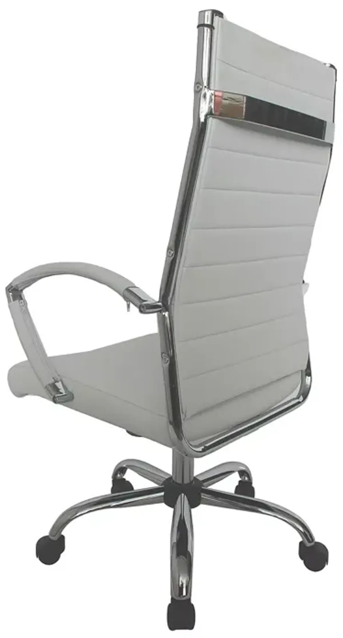 Furniture of America Tioga White High Back Height Adjustable Office Chair