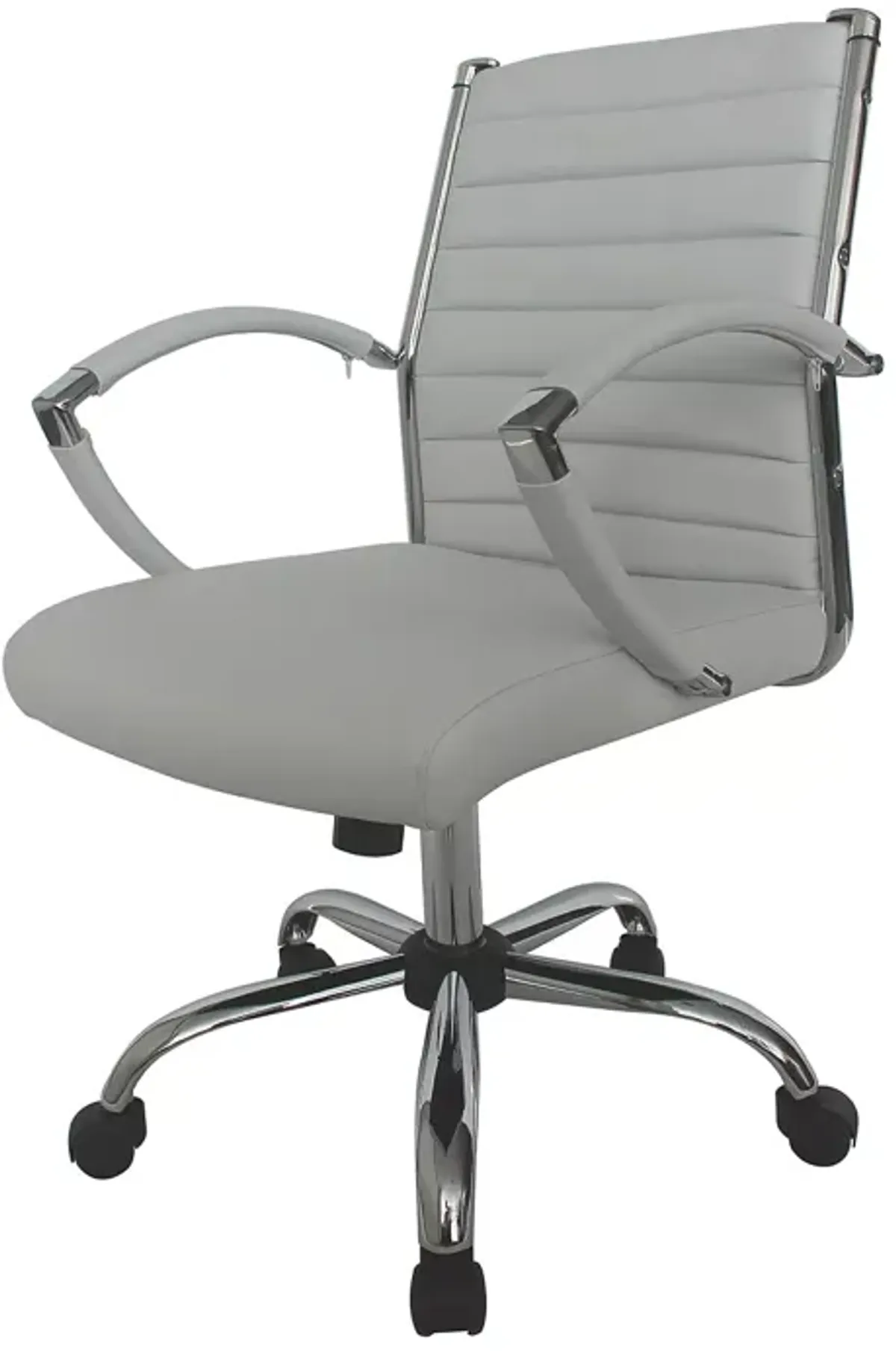 Furniture of America Tioga White Height Adjustable Office Chair