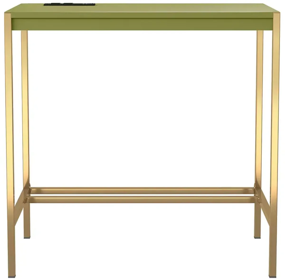 Furniture of America Cuyler Writing Desk with USB Ports