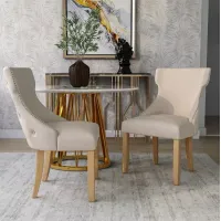 Sparrow & Wren Rietta Wingback Dining Chairs, Set of 2