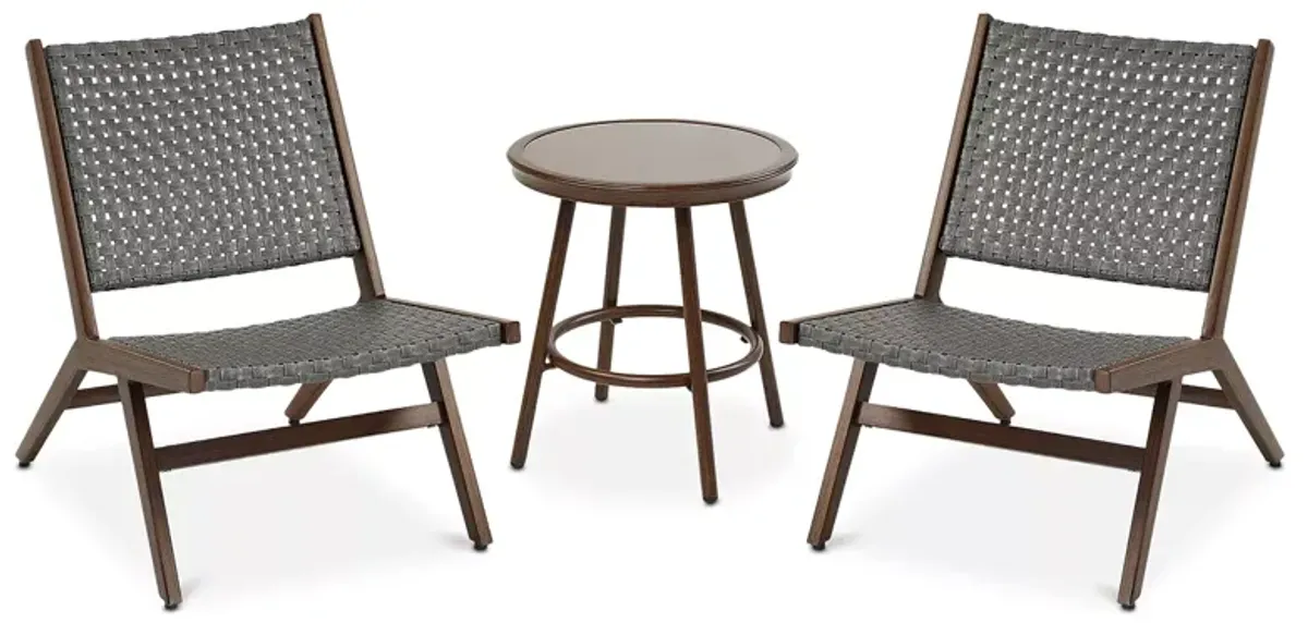 Sparrow & Wren Morrow 3 Piece Chair and Table Set