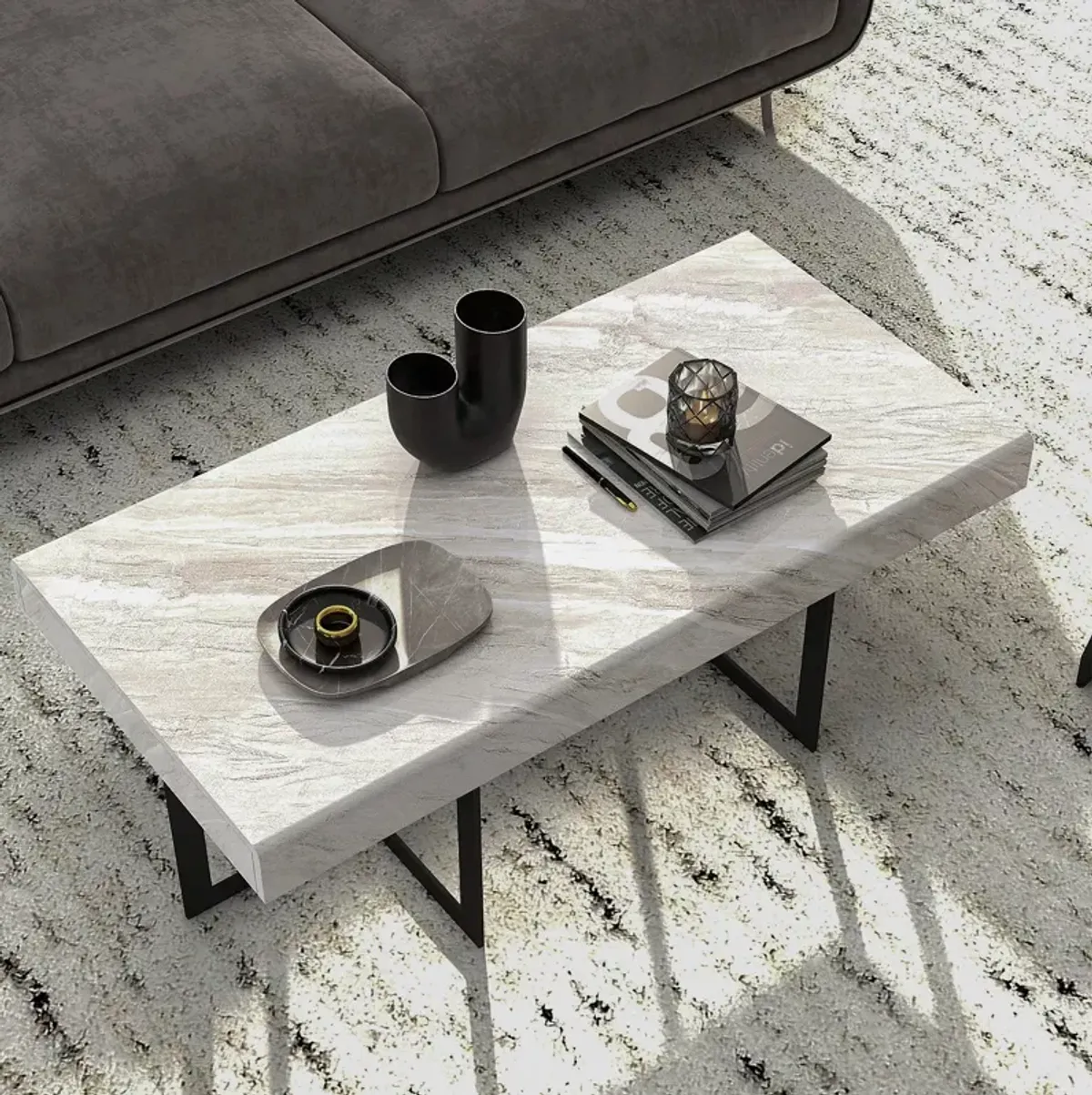 FURNITURE OF AMERICA Martine Coffee Table