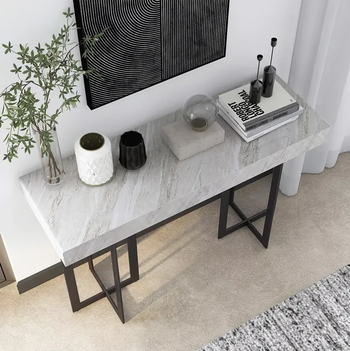 FURNITURE OF AMERICA Martine Console Table