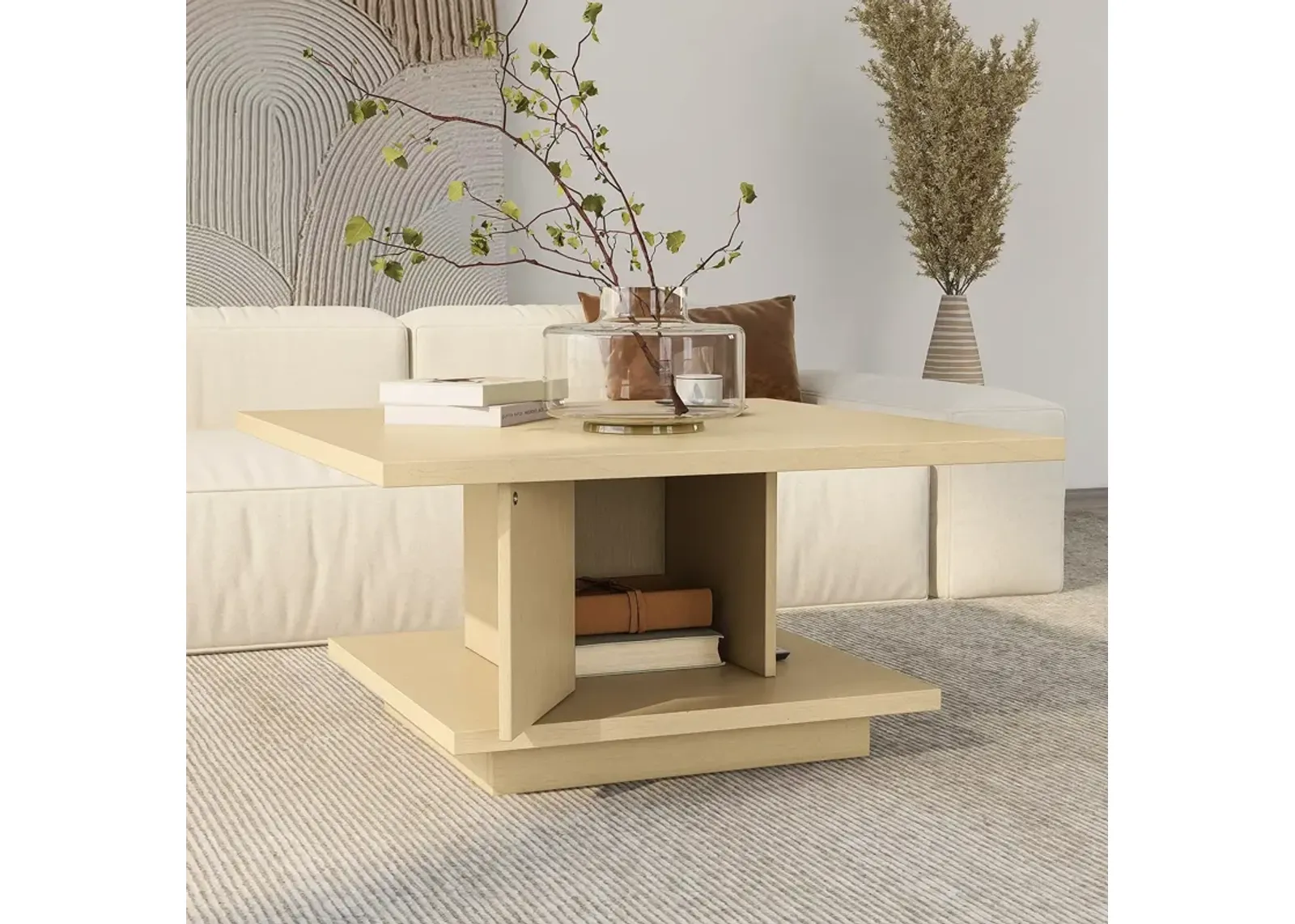 Furniture of America Pagoda Coffee Table