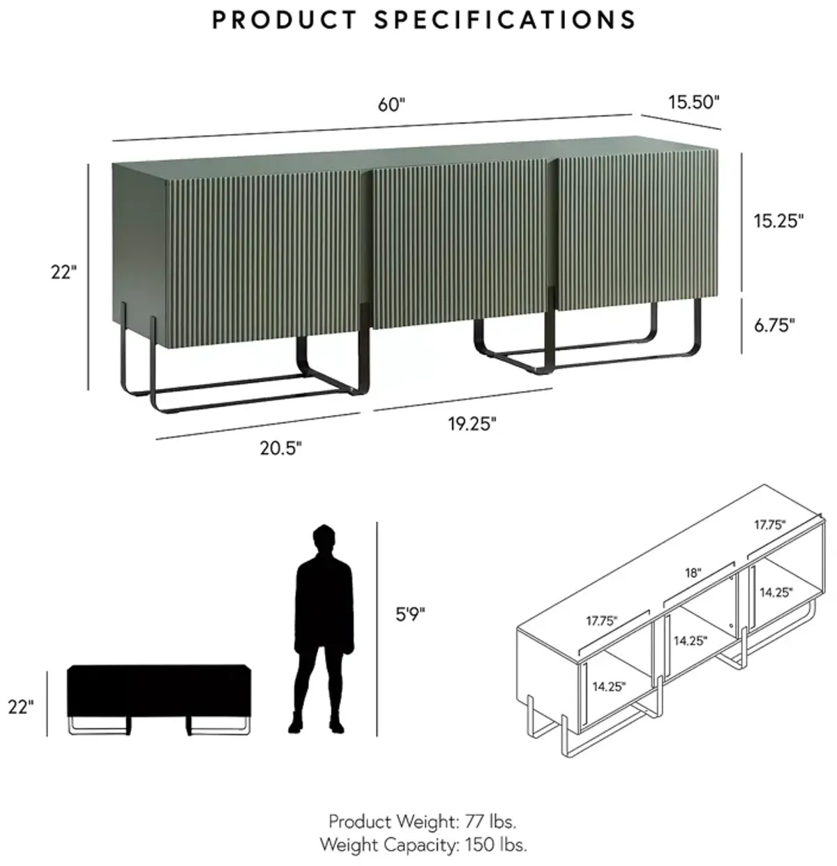 Furniture of America Urma TV Stand