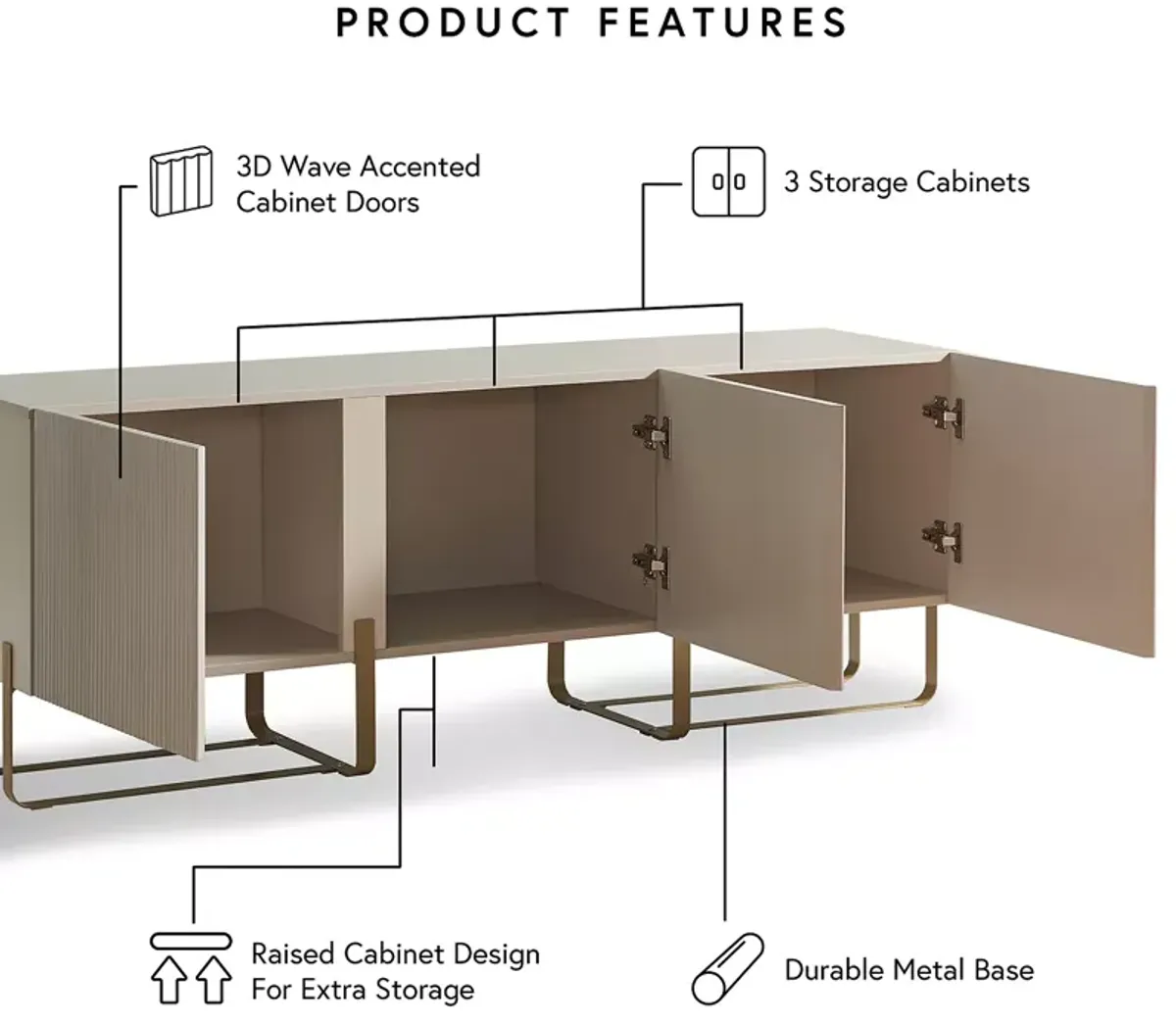 Furniture of America Urma TV Stand