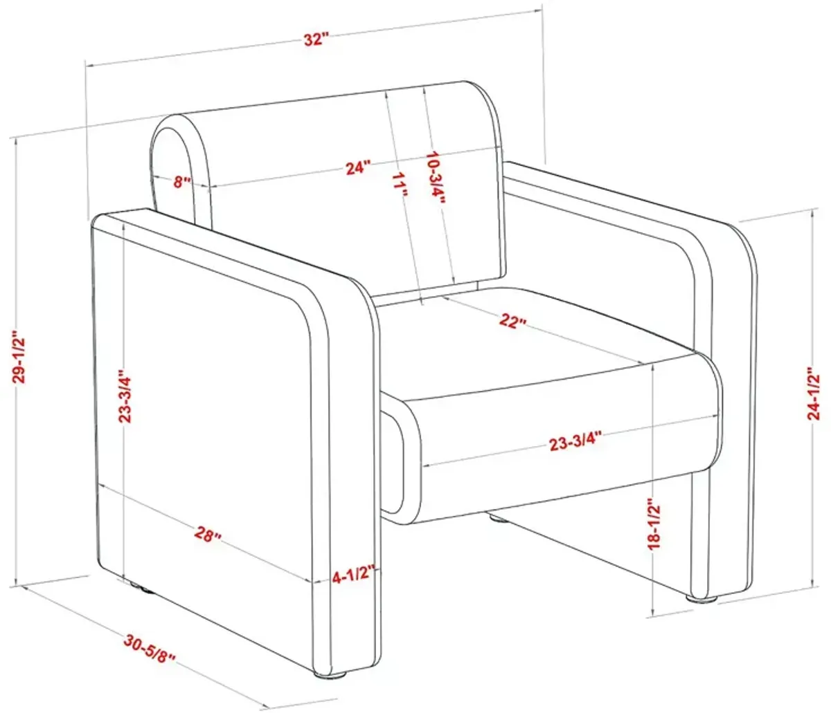 Furniture of America Raya Accent Chair