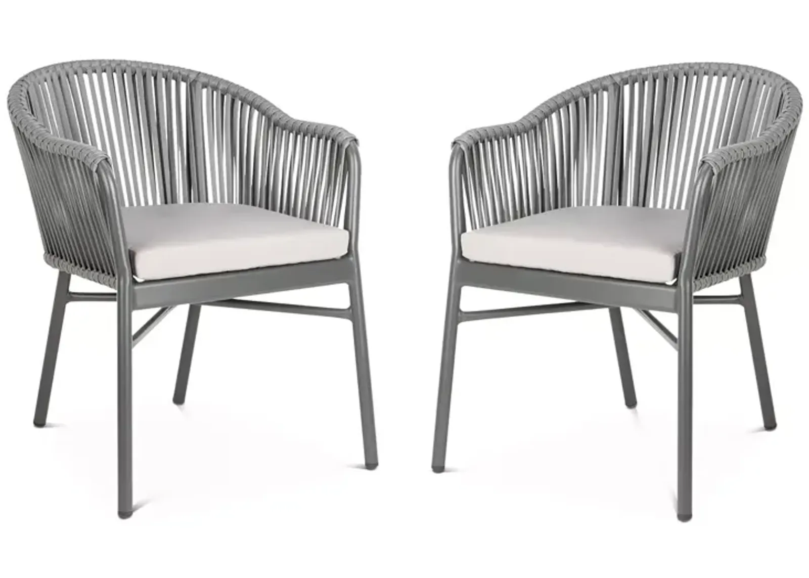 SAFAVIEH Stefano Stackable Rope Chairs, Set of 2