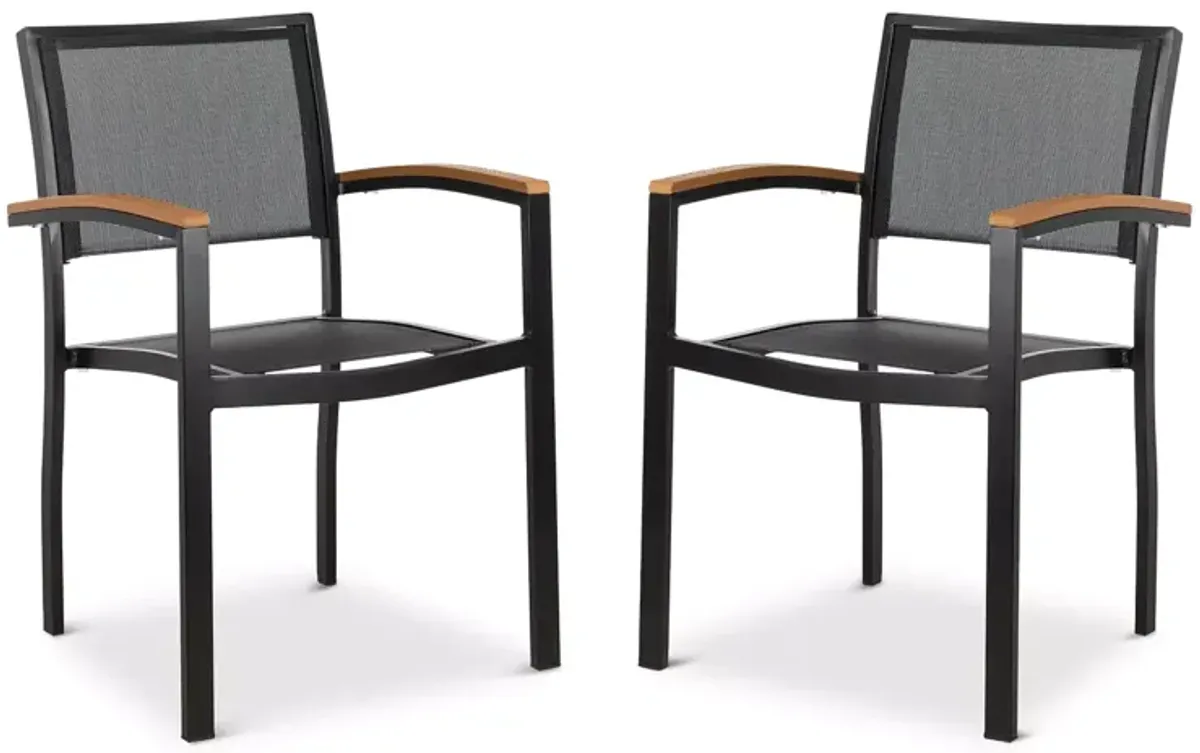 SAFAVIEH Kaelan Stackable Chairs, Set of 2