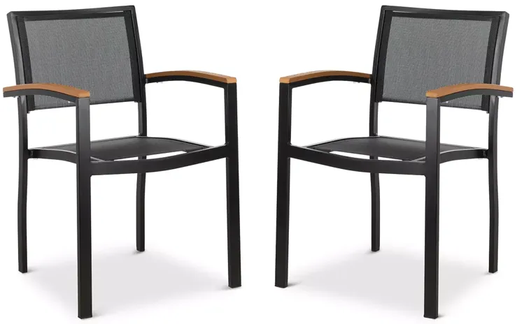 SAFAVIEH Kaelan Stackable Chairs, Set of 2