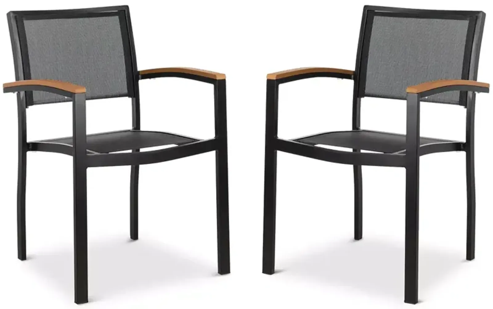 SAFAVIEH Kaelan Stackable Chairs, Set of 2